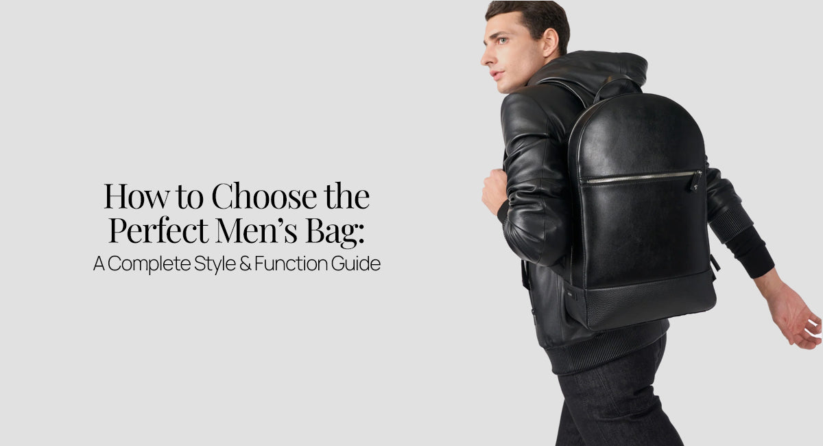 How to Choose the Perfect Men’s Bag: A Complete Style & Function Guide