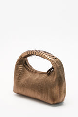 CAMELLIA BRONZE HANDBAG