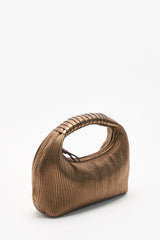 CAMELLIA BRONZE HANDBAG