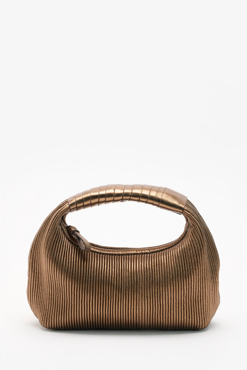 Bronze Camellia Handbag