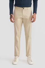 EMMETT BEIGE MEN'S CHINOS