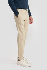 EMMETT BEIGE MEN'S CHINOS