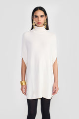 SELMA IVORY WOMEN'S KNIT PONCHO