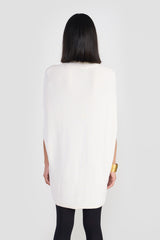 SELMA IVORY WOMEN'S KNIT PONCHO