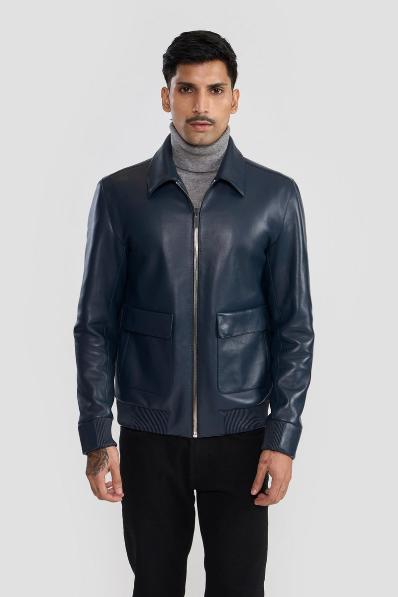 Navy Rhodes Mens Jacket