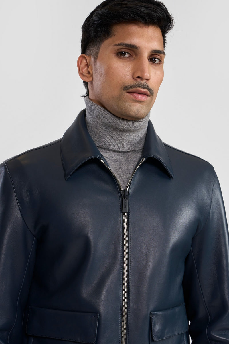Navy Rhodes Mens Jacket
