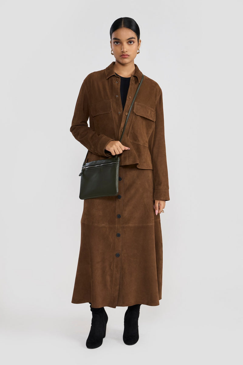 Cognac Serena Womens Skirt