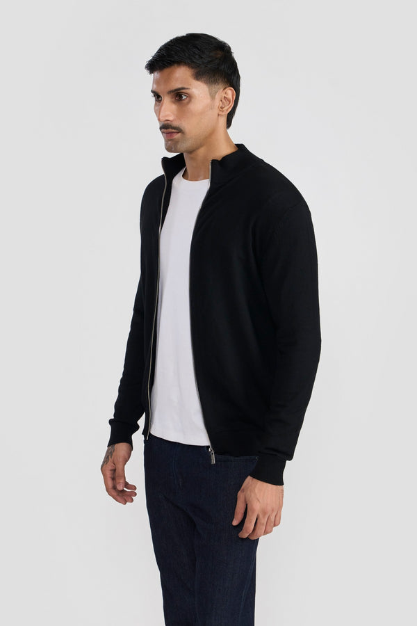 Black Conner Men Sweater