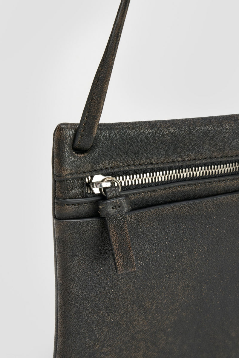 Distress Black Freya Crossbody Bag