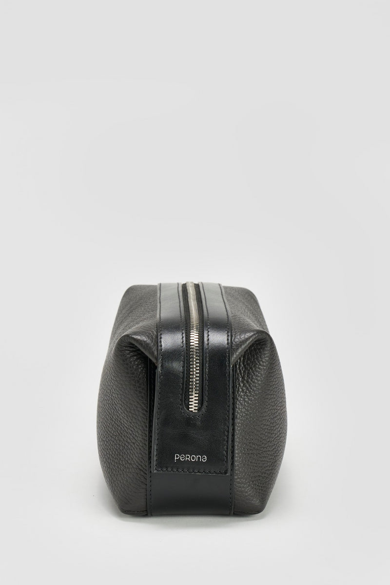 Dark Brown Elian Wash Bag
