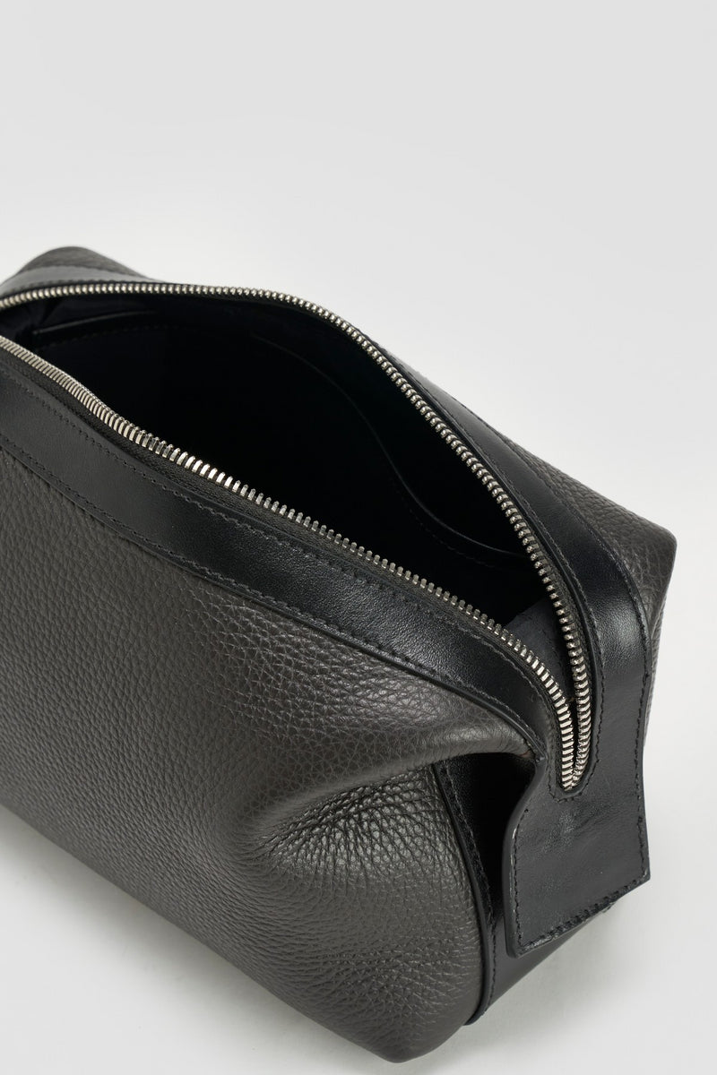 Dark Brown Elian Wash Bag