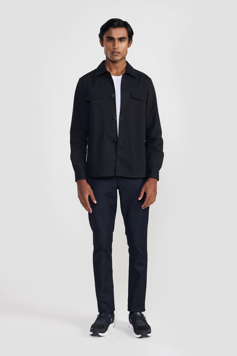 Black Jason Mens over Shirt