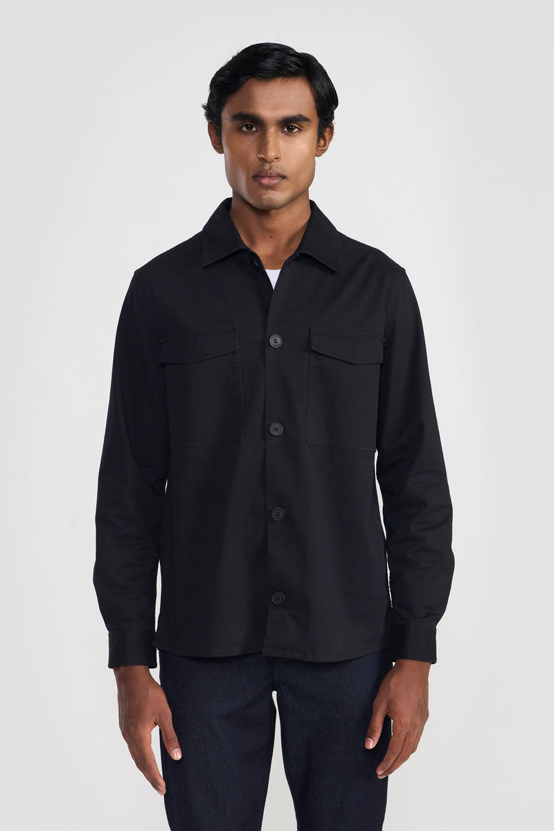 Black Jason Mens over Shirt