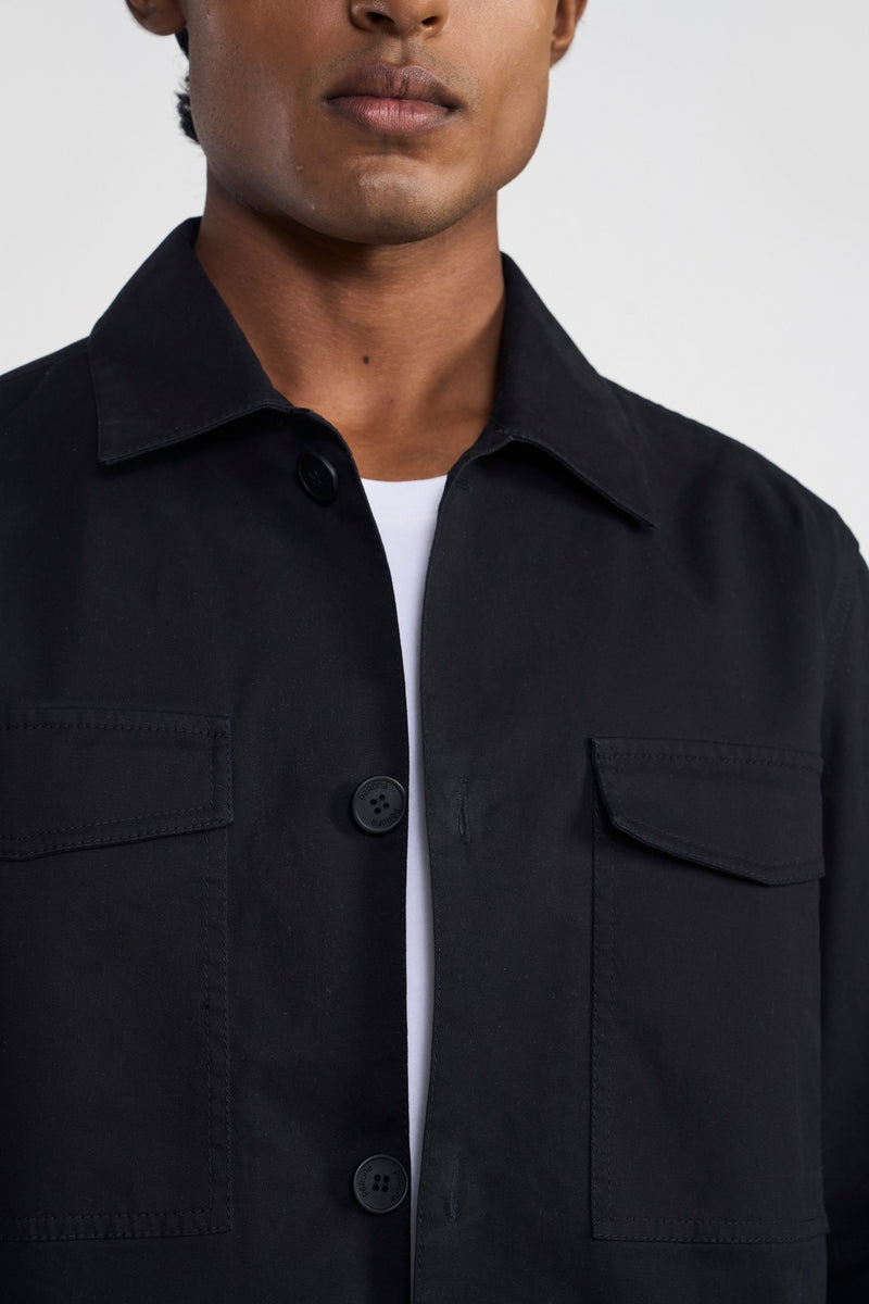 Black Jason Mens over Shirt