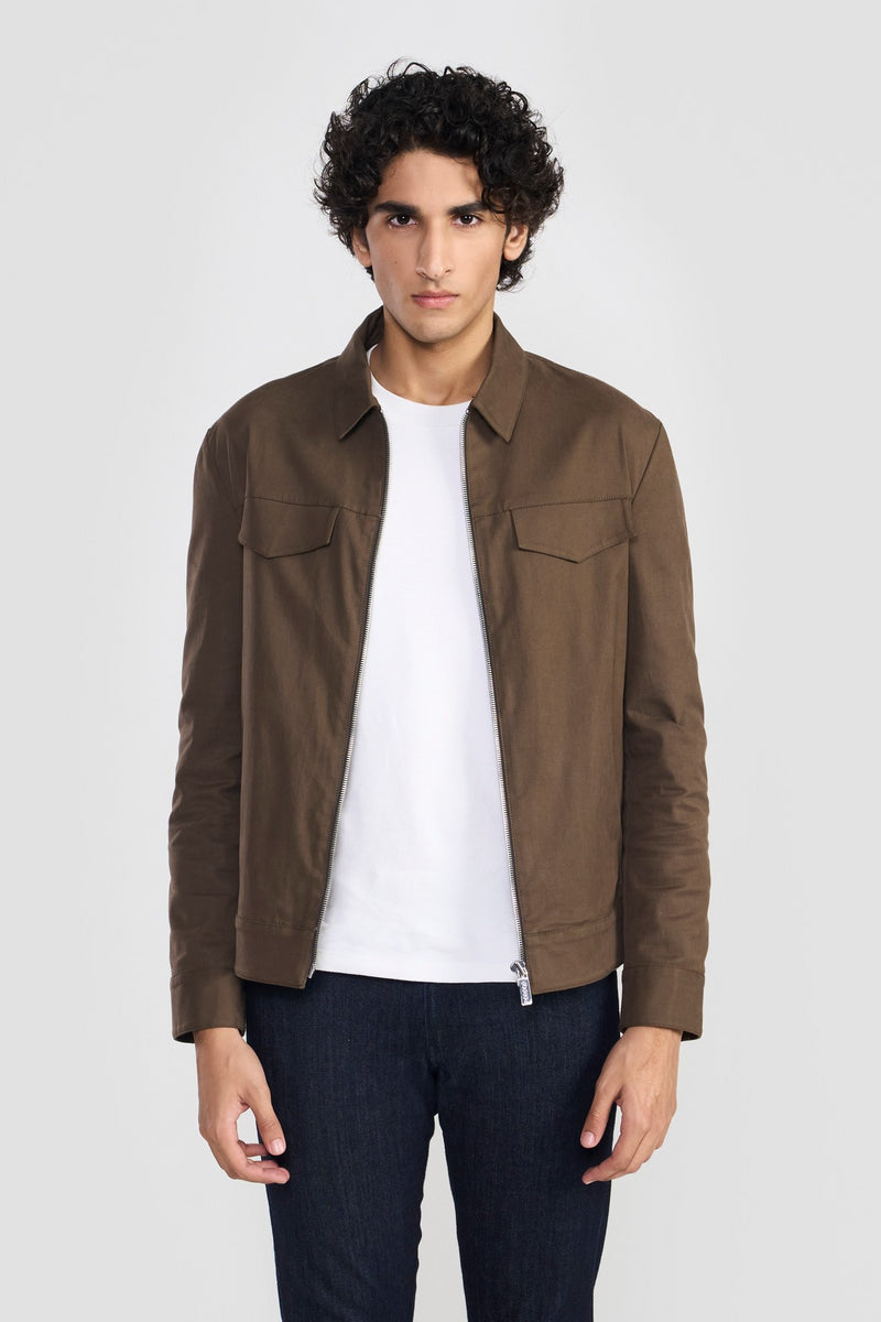 Olive William Mens Overshirt
