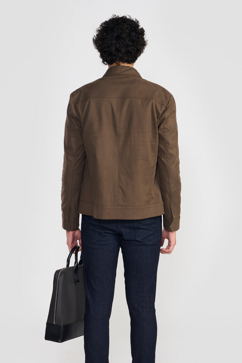 Olive William Mens Overshirt