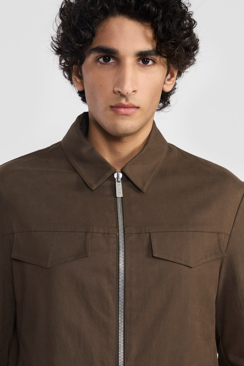 Olive William Mens Overshirt