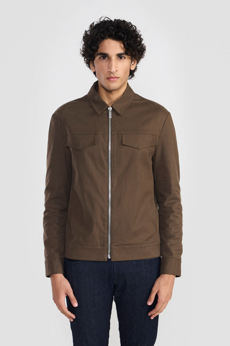 Olive William Mens Overshirt