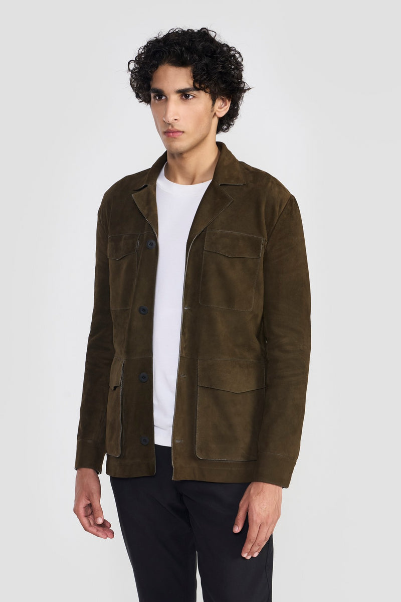 Army Green Troy Mens Jacket