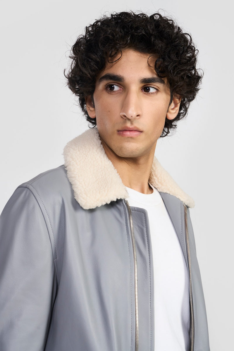 Cement Grey Damien Mens Jacket