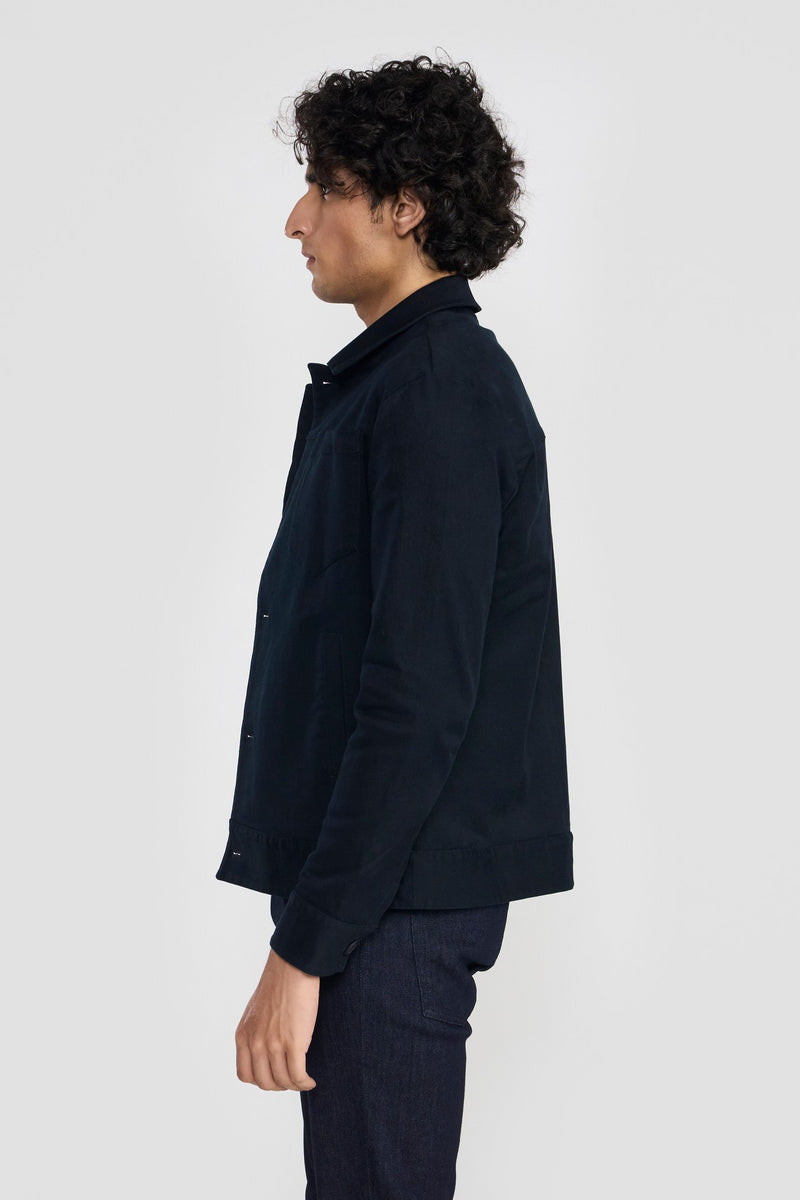 Navy Russell Mens Overshirt