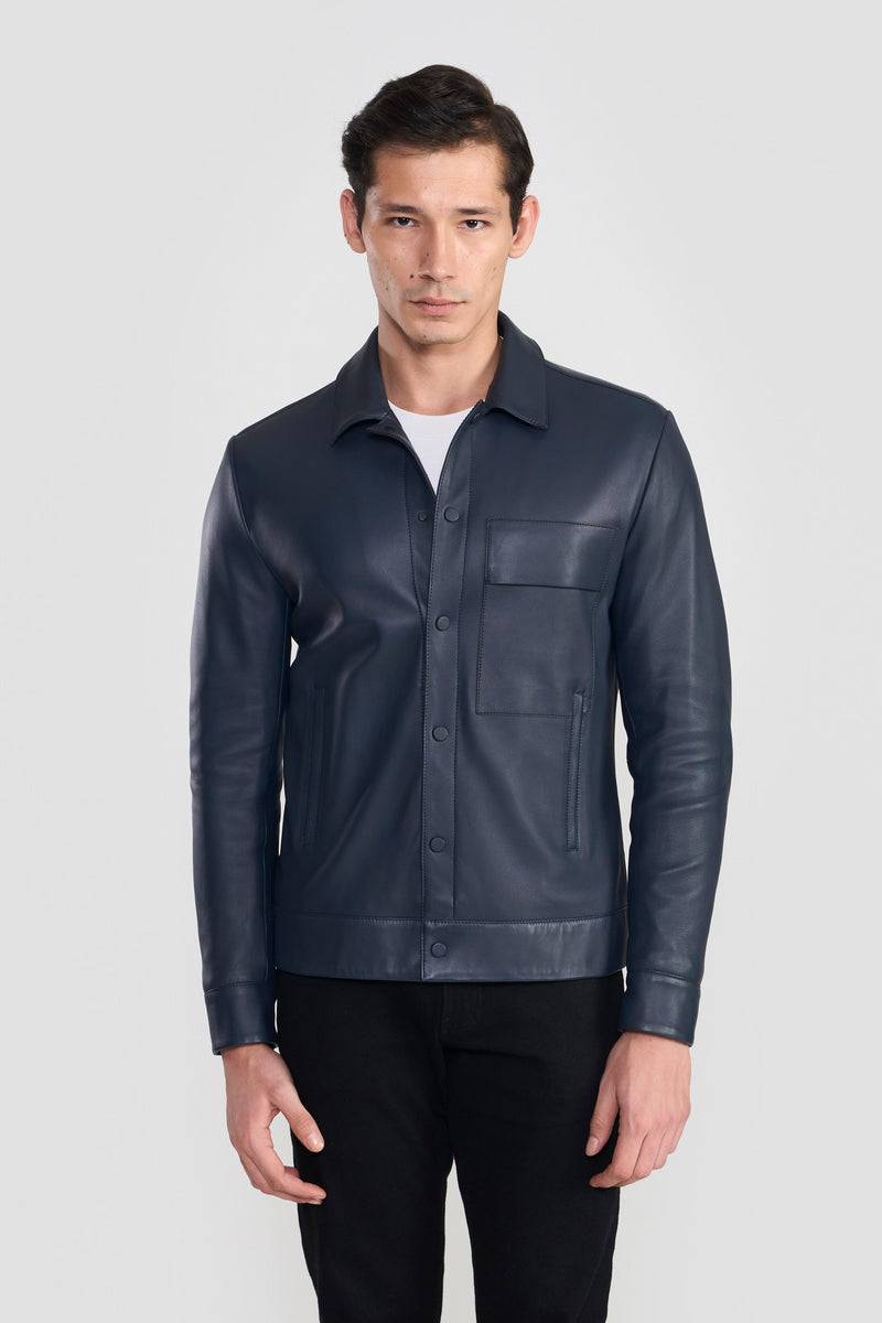 Navy Augustus Mens Jacket