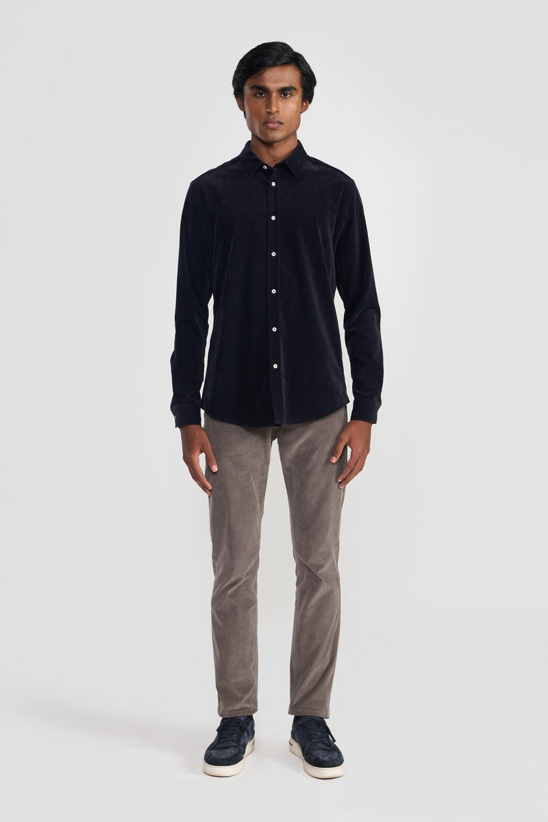Navy Pietro Mens Full Sleeve Shirt