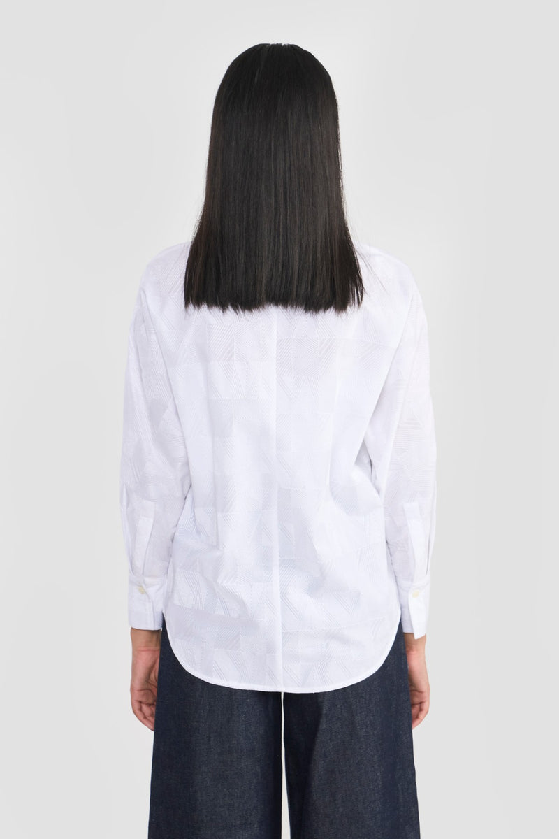 White Alaina Women Shirt