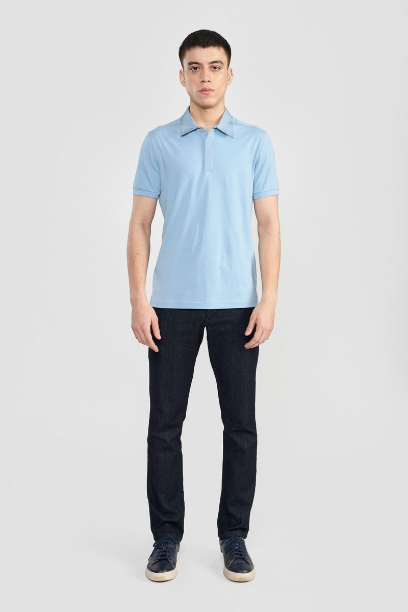 Ice Blue Ethan Men T Shirt