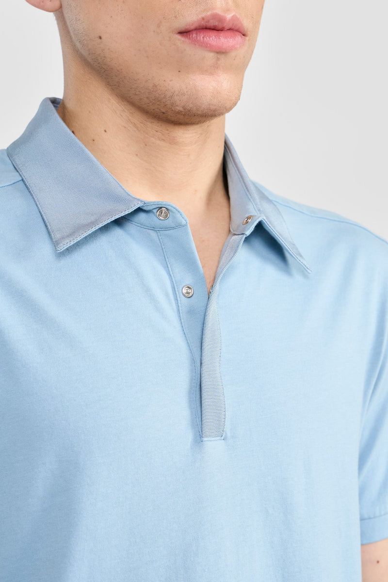 Ice Blue Ethan Men T Shirt