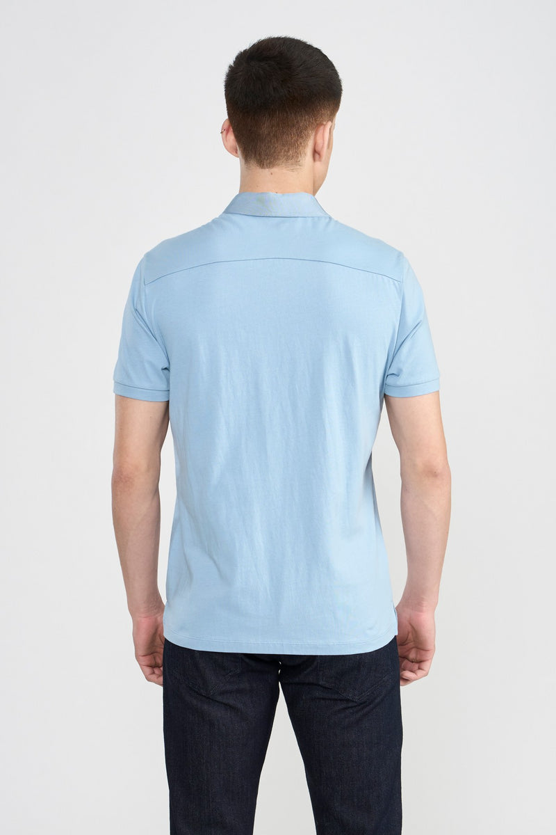 Ice Blue Ethan Men T Shirt