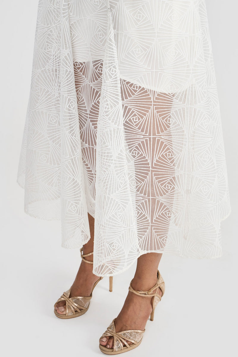 White Angela Women Dress