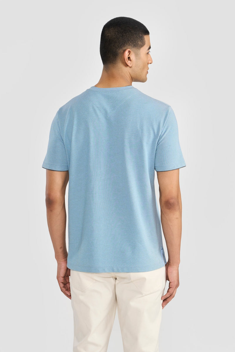 Ice Blue Kairo Men T Shirt