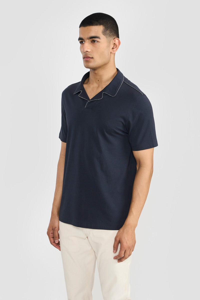 Navy Alex Men T Shirt