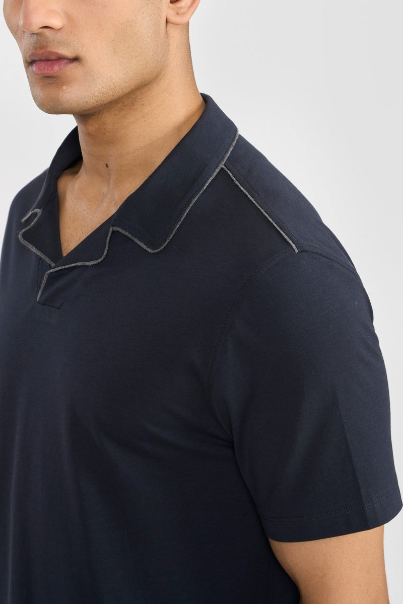Navy Alex Men T Shirt