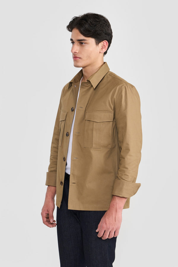 Tobacco Derel Mens over Shirt