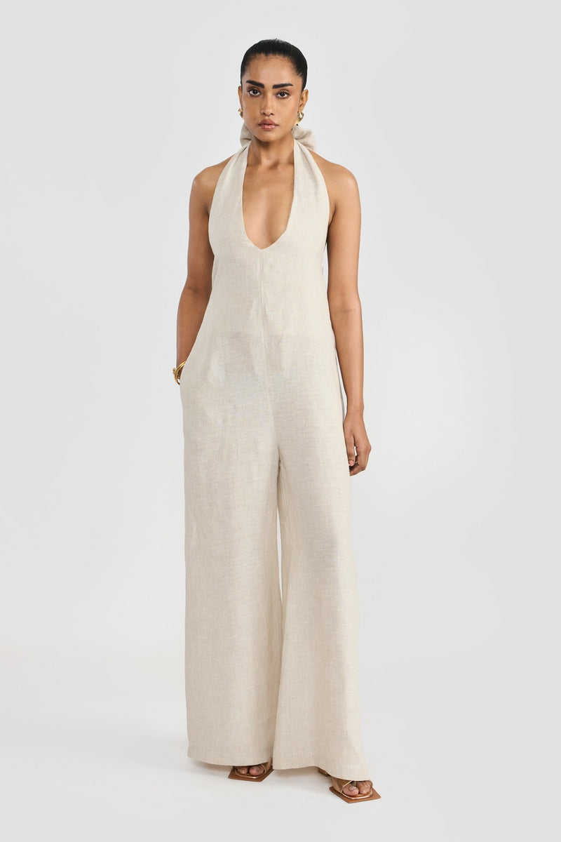 Beige Leilani Women's Jumpsuit