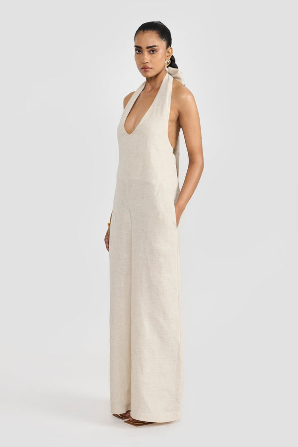 Beige Leilani Women's Jumpsuit