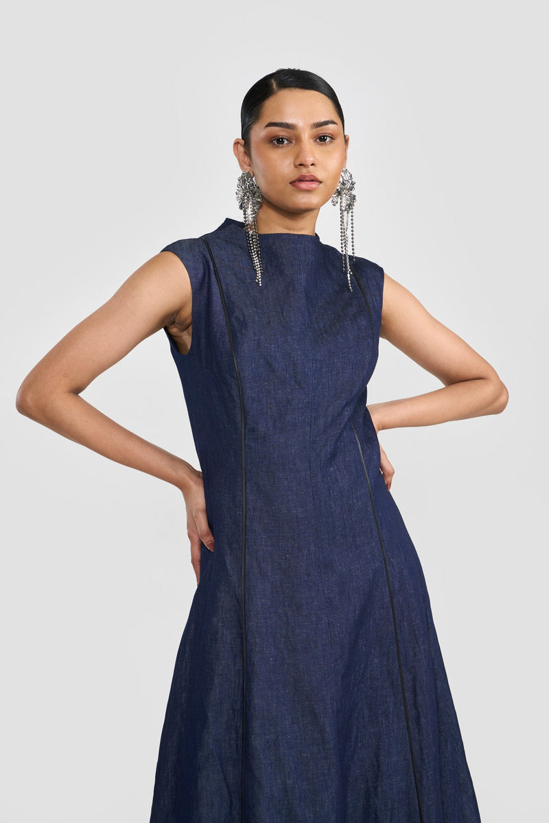 Navy Sylive Women's Dress