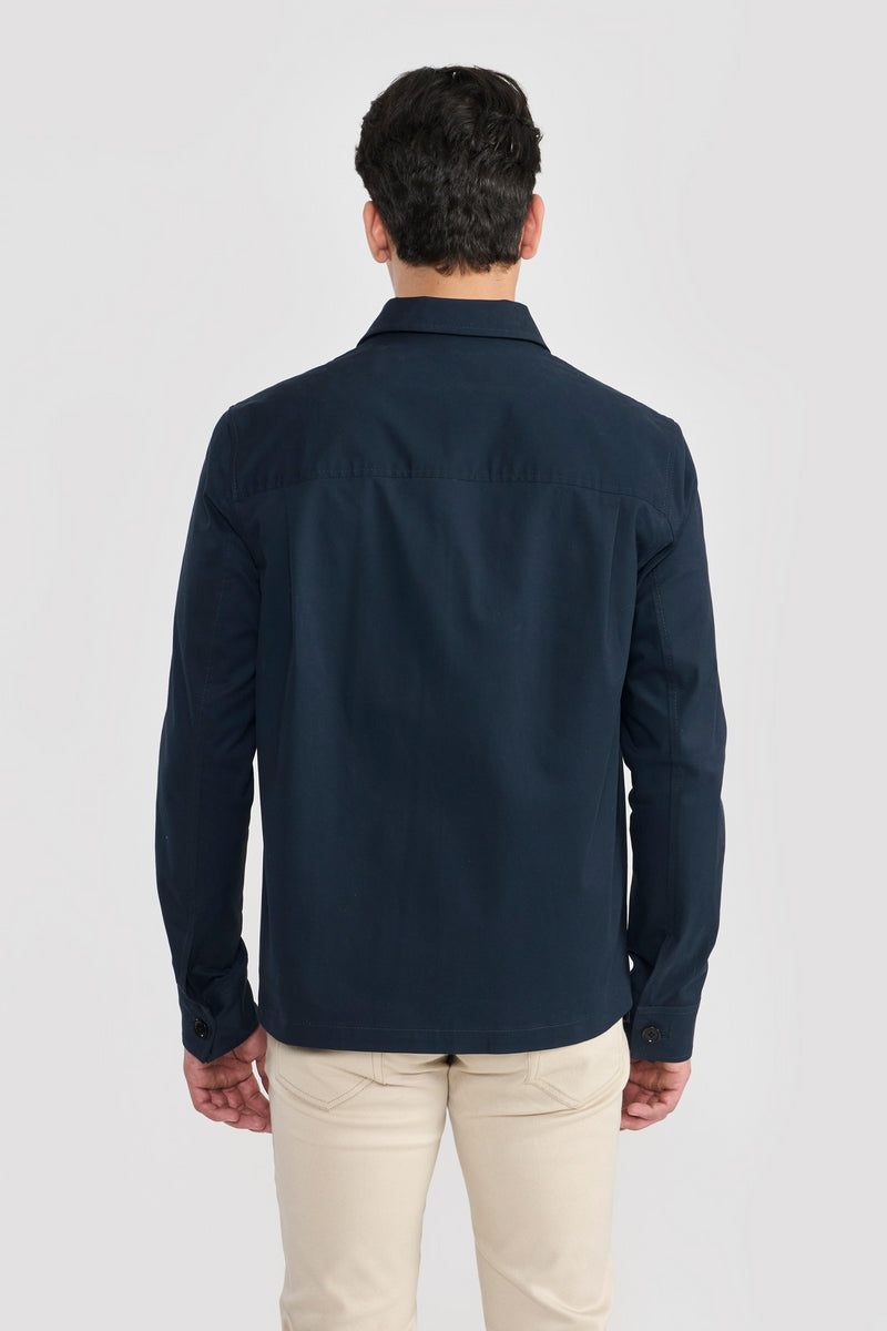Navy Derel Mens over Shirt