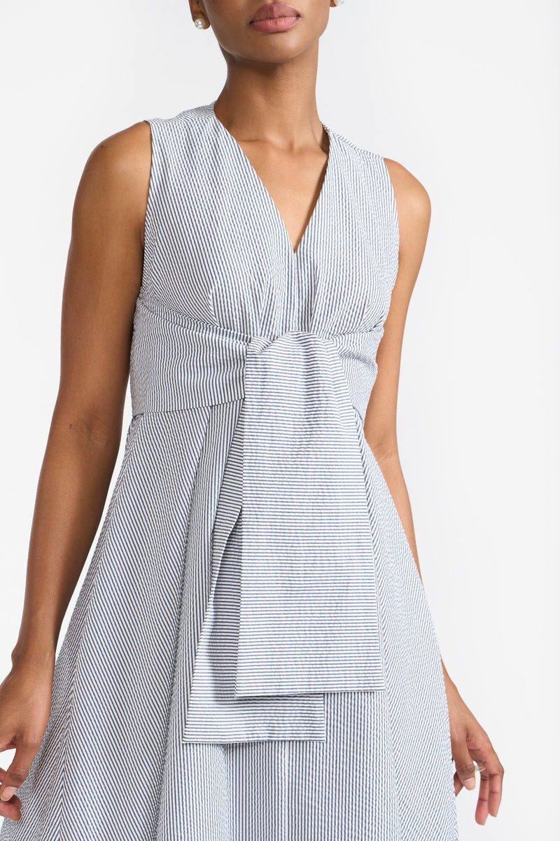 Blue White Stripe Miley Women Dress