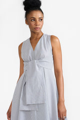 MILEY BLUE & WHITE WOMEN'S DRESS