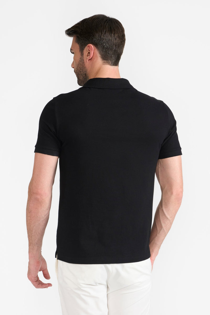 Black / Black Collar Brady Men T Shirt
