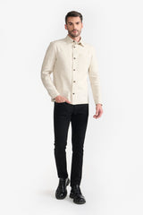 EZEKIEL BEIGE MEN'S OVER SHIRT