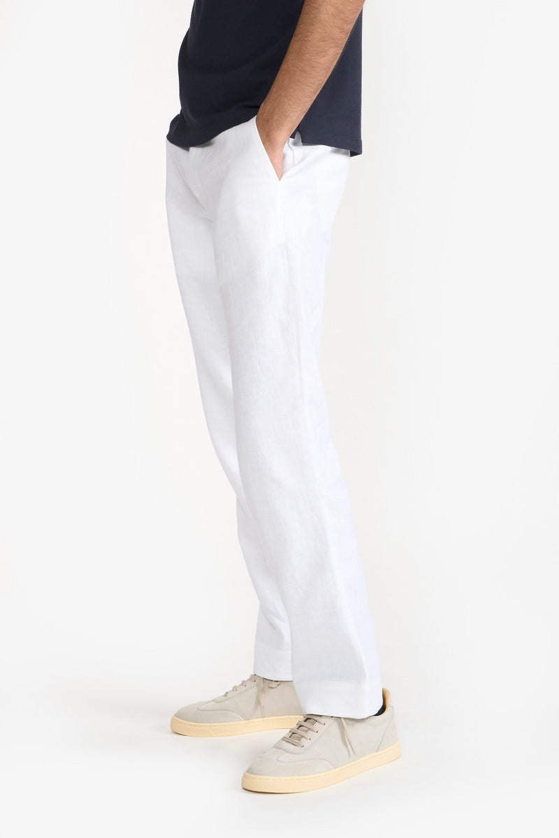 White Paul Pant Men's Bottom