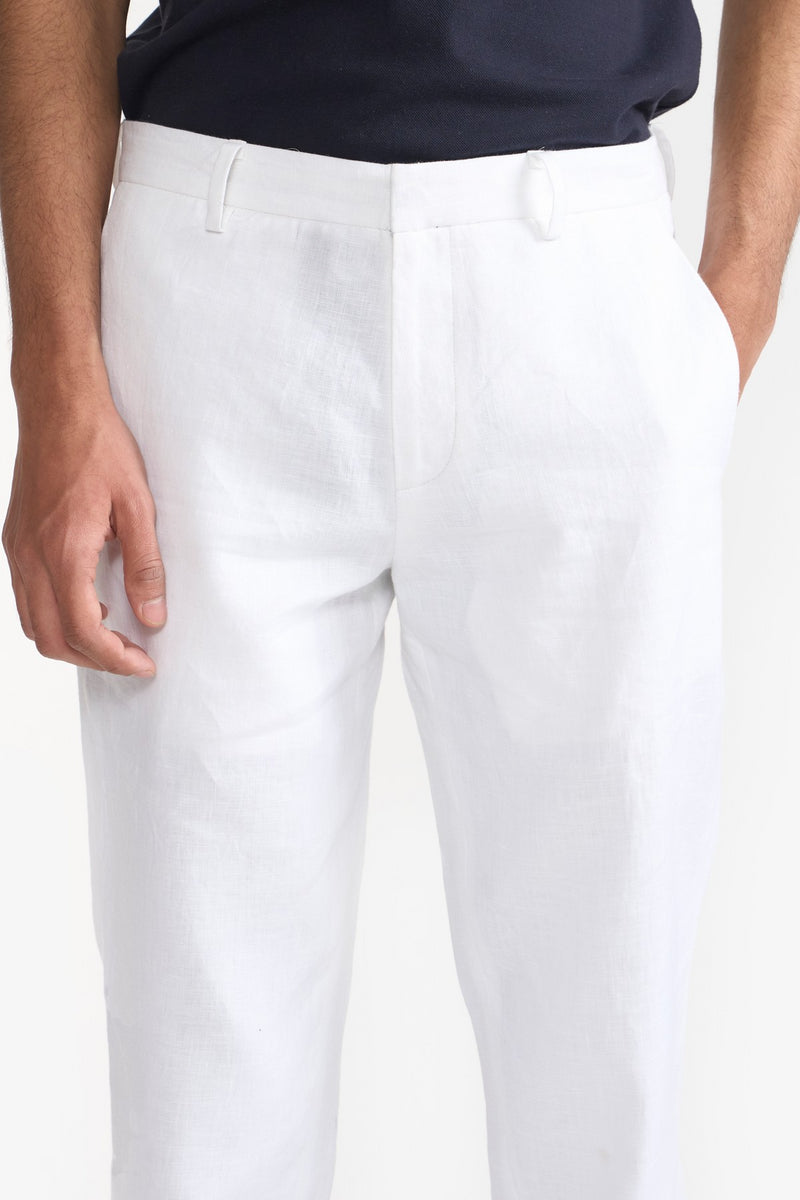 White Paul Pant Men's Bottom