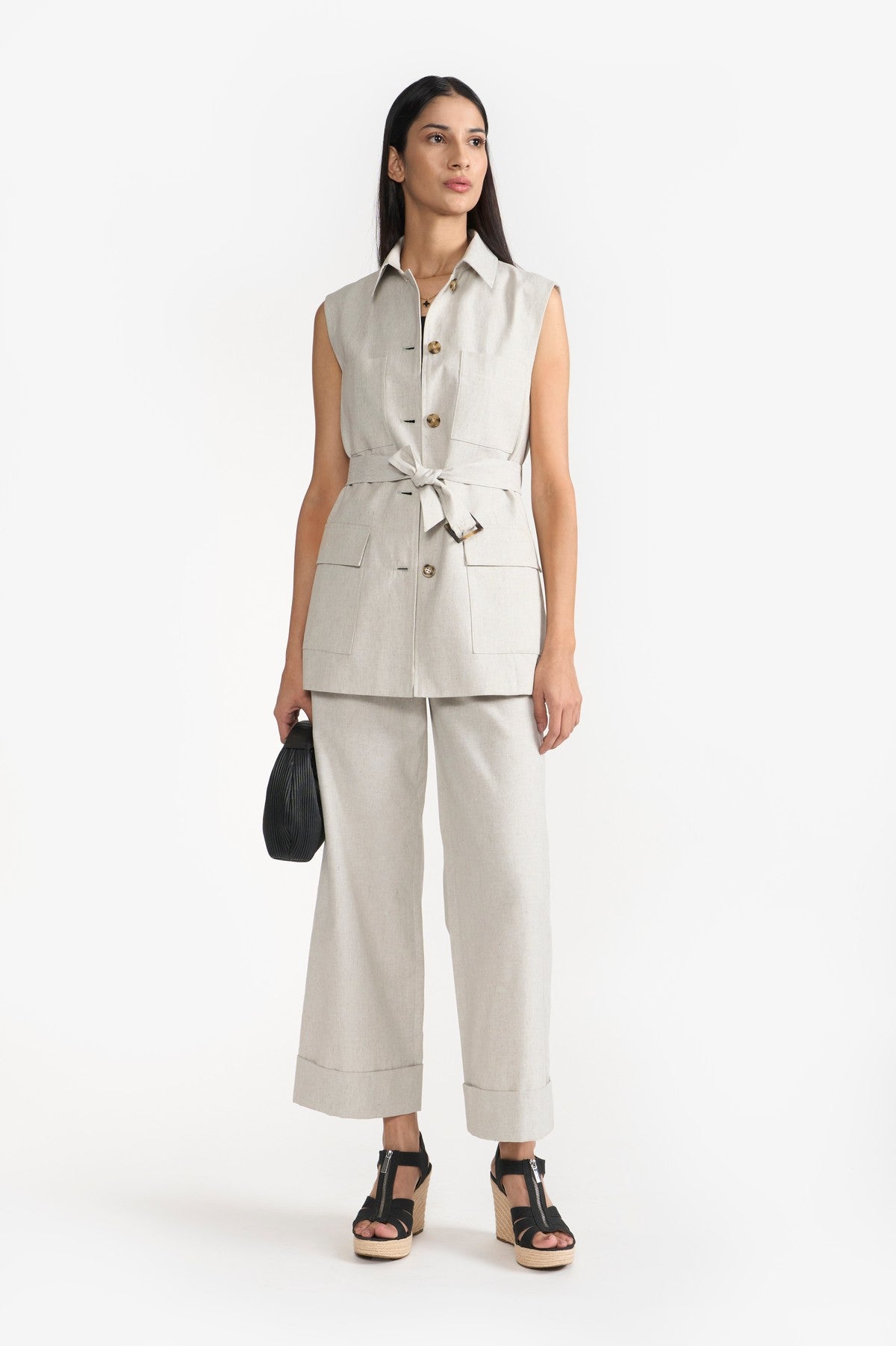 ARIANA BEIGE WOMEN'S PANTS