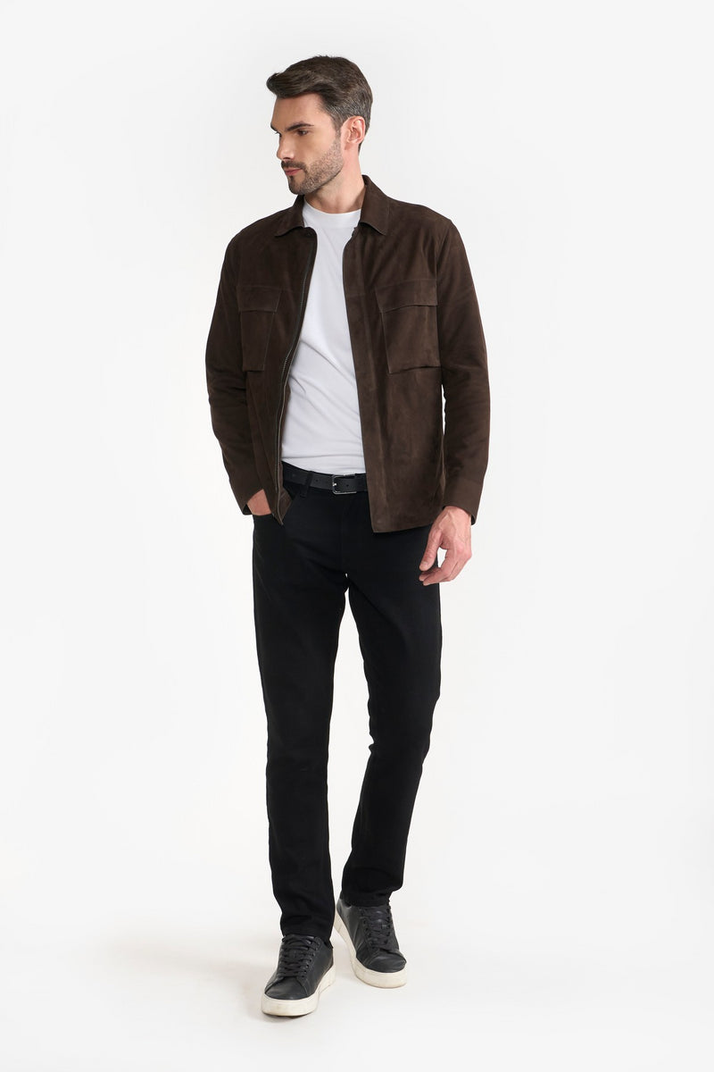 Brown Travis Leather Jacket