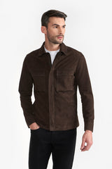 TRAVIS BROWN MEN'S LEATHER JACKET