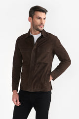 TRAVIS BROWN MEN'S LEATHER JACKET